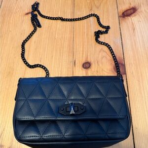 Forever 21 Black Quilted Shoulder Bag